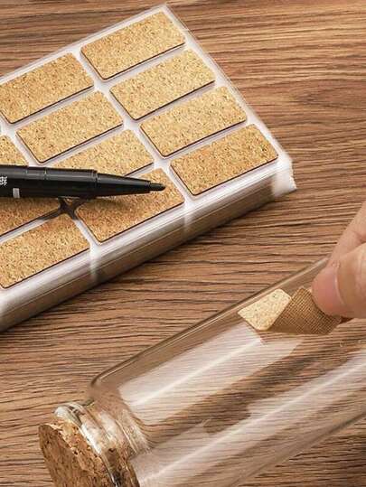 96pcs/set Multifunctional Solid Color Writable Label Stickers, Home Kitchen Classification Bottle Tags