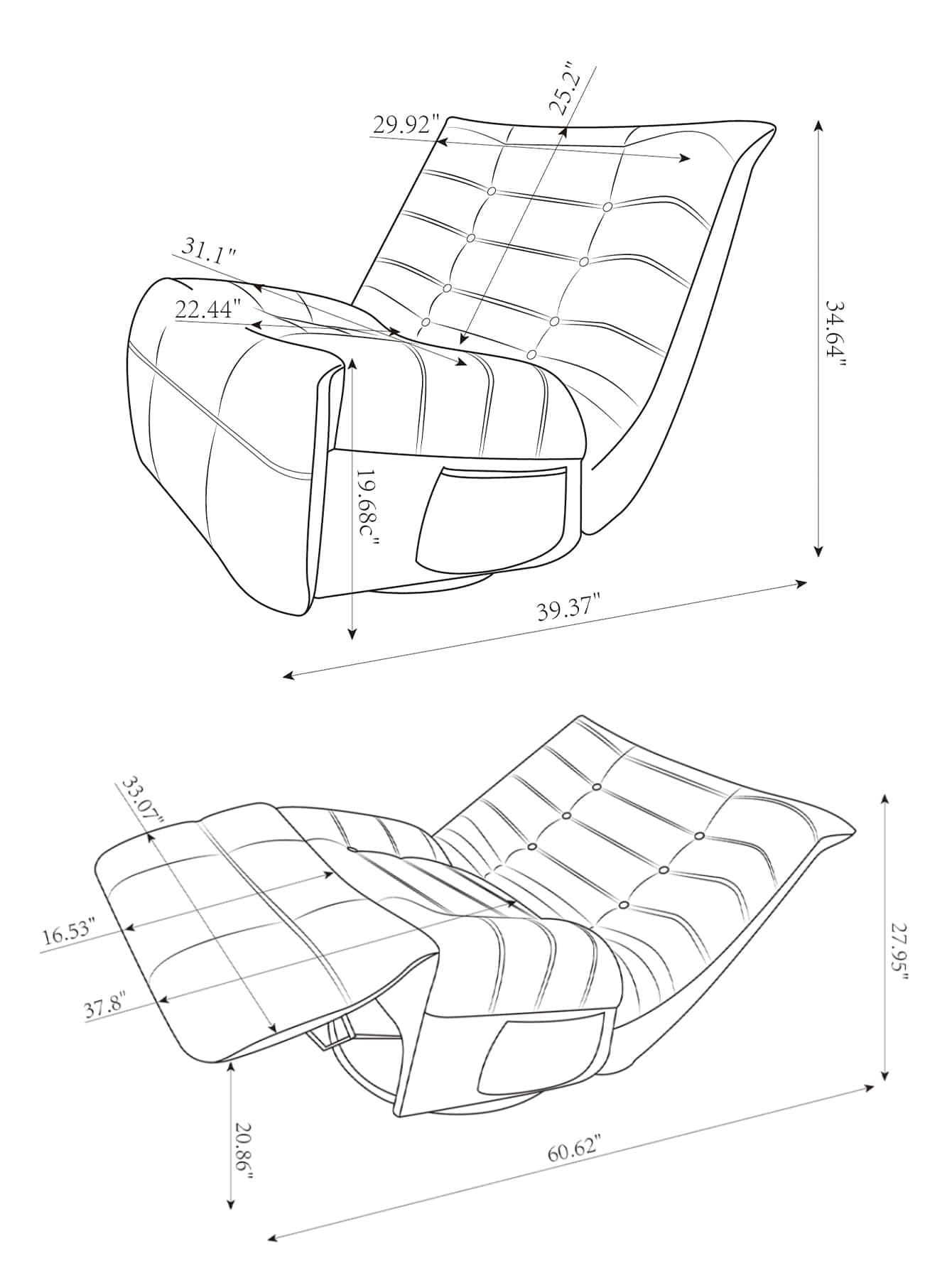 Swivel Glider Chair Power Recliner Chair, Comfy Upholstered Glider