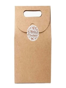 TYFYO 500 miếng dán Giáng sinh vui vẻ tròn 1 inch trong suốt tự dính dùng để trang trí Giáng sinh cho thiệp tiệc cưới nhãn - Hoa hồng vàng - Xem 6