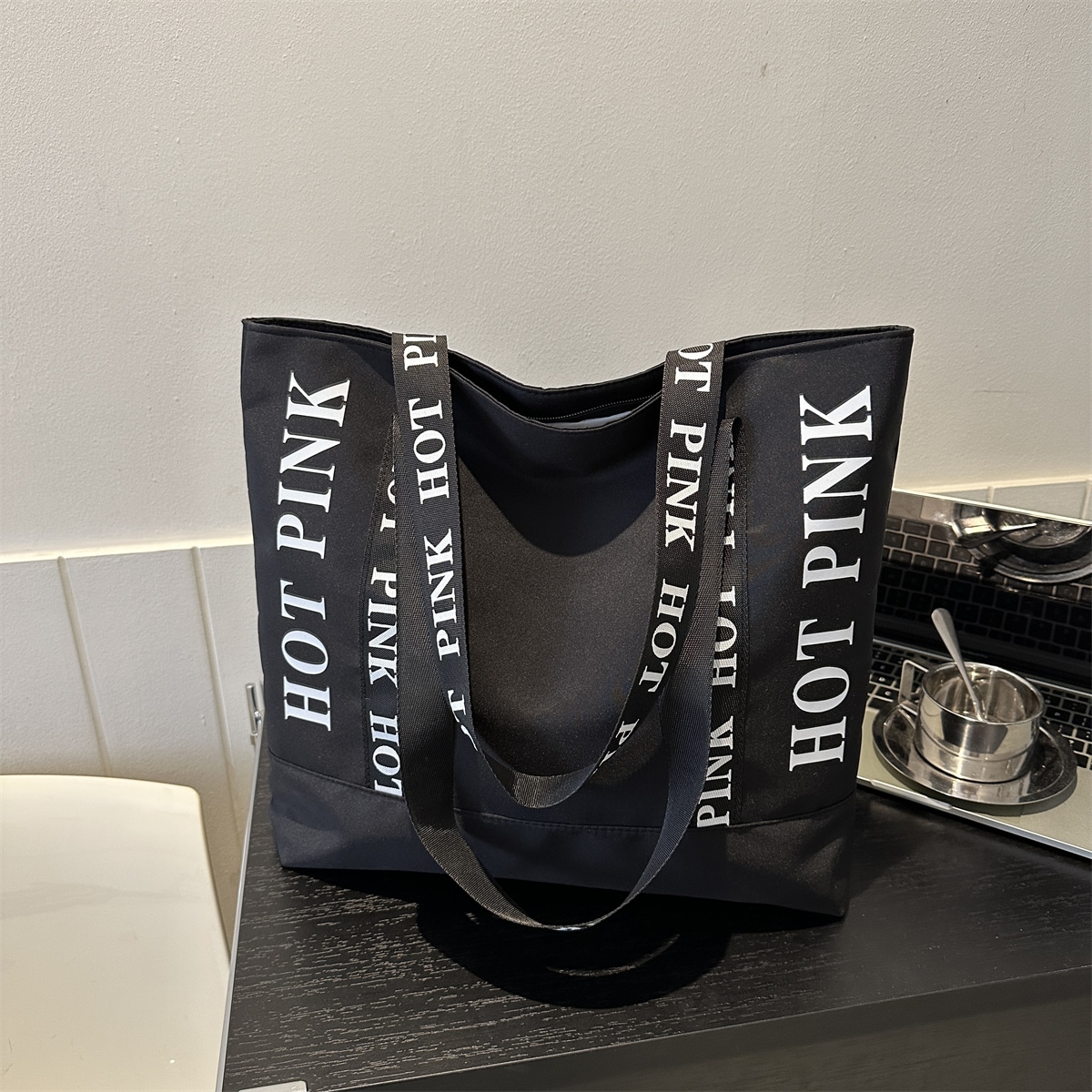 Bolso de tote de gran capacidad y estilo casual, nueva bolsa de hombro para estudiantes, bolso de mano de estilo de moda internacional, bolso de tote