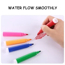 168支裝畫筆套裝兒童繪畫文具水彩筆蠟筆彩色鉛筆美術用品兒童禮品培訓班學校獎品 - 藍色 - 查看 6