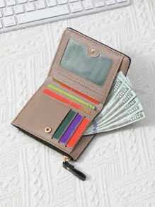 Sunflower Pattern Bi-Fold Short Wallet Portable Cash White-Collar Workers For Female College Work Business Commute Office For Anniversary For Couple For Birthday Gift On Valentine Day Gift Gift For Women Wallet Purse Wallet Small Wallet