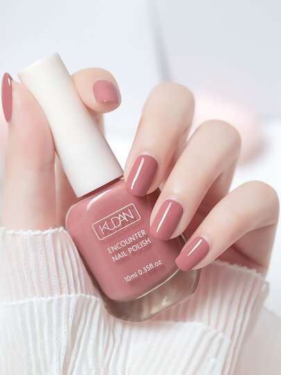 40 Colors Quick Dry Long Lasting Odorless Nail Polish, Waterbase Peel Off, Suitable For Summer, Brightening, Suitable For Women And Girls - Spring, Summer, Autumn, Winter New Nail Polish, Suitable For All Seasons - Perfect Choice For Ladies And Girls, Best Gift For Valentine's Day, Halloween, Christmas - Pink Nails