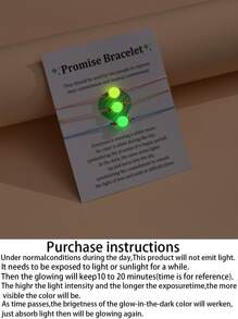 3 cái phát sáng trong vòng tay trang trí bóng tối - Nhiều màu - Xem 1