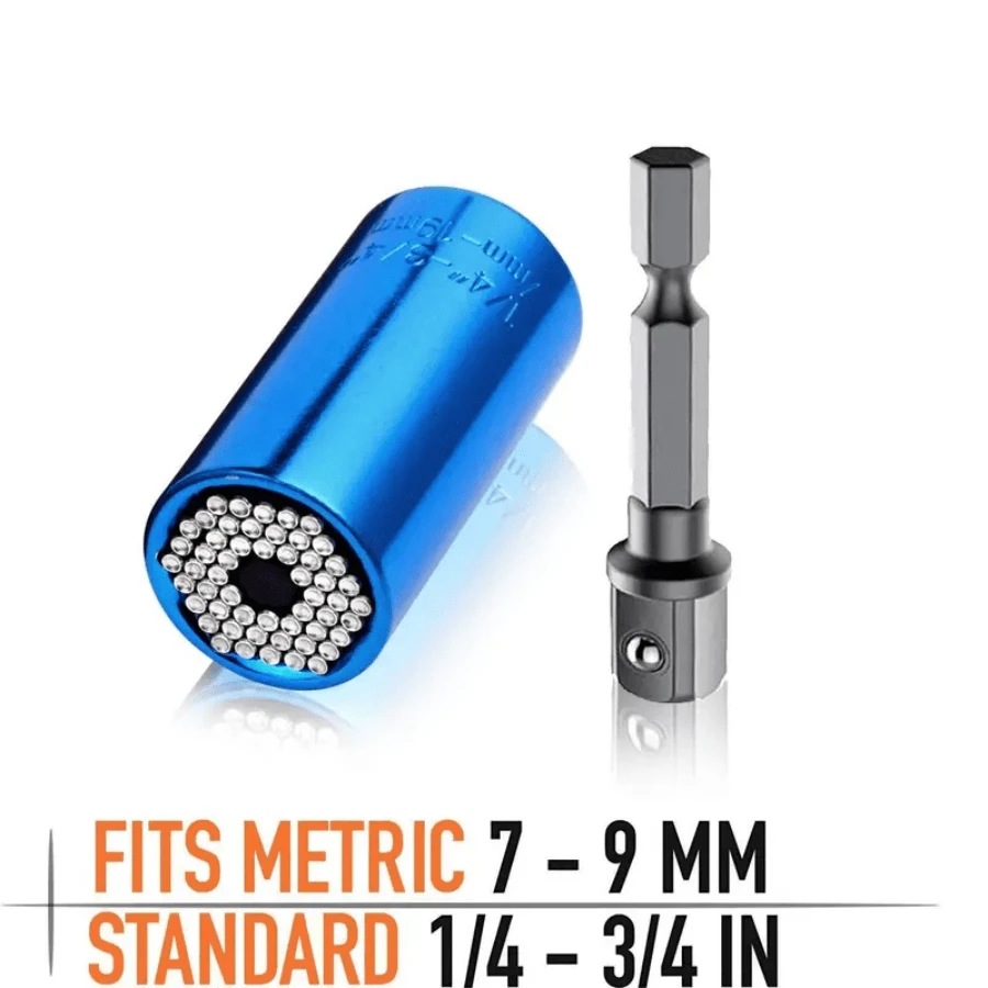 1pc Automotive Multifunctional Socket Wrench Set, Universal Socket