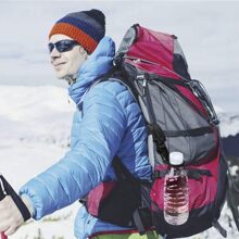 Molle Webbing Backpack Buckle Attach Quickdraw Water Bottle Hanger Holder Outdoor Camping Hiking Climbing Accessories 1pc