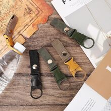 Molle Webbing Backpack Buckle Attach Quickdraw Water Bottle Hanger Holder Outdoor Camping Hiking Climbing Accessories 1pc