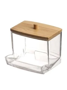 1100/1800/2300 毫升可再填充洗衣粉分配器空罐，用于粉末柔顺剂漂白剂储存容器，带标签，浴室配件储存，浴室储存罐 - 無色 - 查看 3