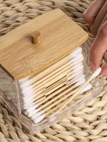 1100/1800/2300 毫升可再填充洗衣粉分配器空罐，用于粉末柔顺剂漂白剂储存容器，带标签，浴室配件储存，浴室储存罐 - 無色 - 查看 4