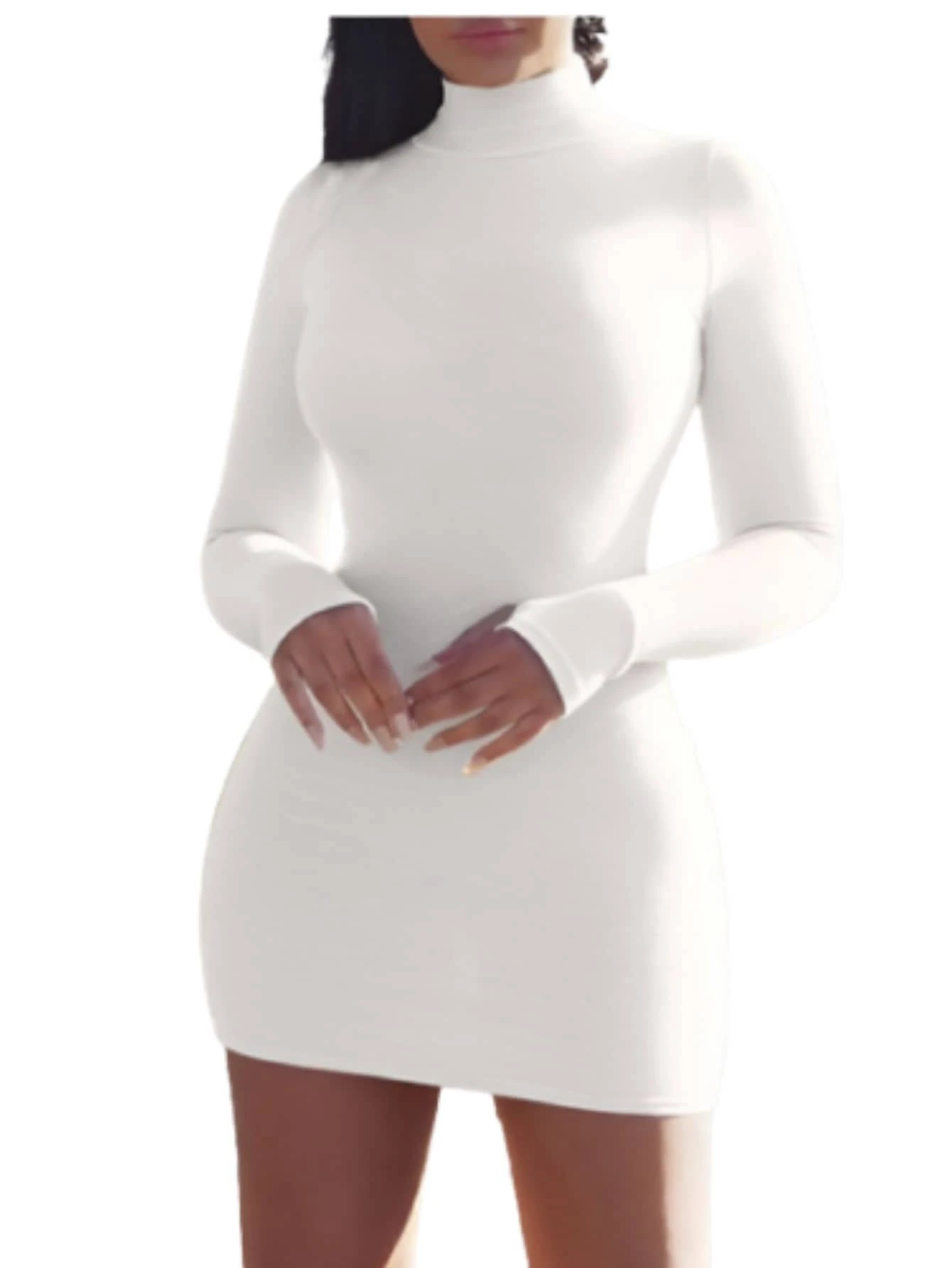 Women Active Dresses - 黑與白 - 查看 1