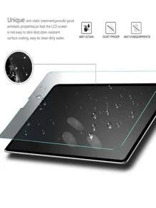 2 件 iPad 钢化玻璃屏幕保护膜 - 高清晰度、高透明度、防刮、防摔、全屏覆盖、强力防指纹、灵敏触摸，兼容 iPad（Air 4、5、6）/（7、8、9、10 代）/iPad 11 1A16（2025） - 無色 - 查看 8