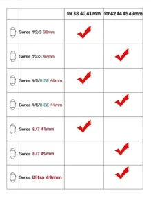 Apple Watch錶帶適用於系列1/2/3/4/5/6/7/8,單環形金屬亮絲情侶手錶帶適用於38mm/40mm/41mm/42mm/44mm/45mm - 粉色 - 查看 4