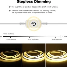 Bedside Led Strip Lights For Bedroom With Self-adhesive Flexible Silicon Gel, Can Be Installed On Mirrors Or TV. USB Powered. Warm White 3000k - White - View 5