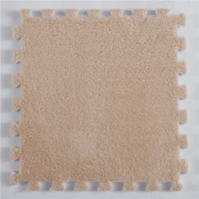 12pcs Simple Polyester Indoor Outdoor Rugs, Cropable Washable Camel Rugs For Home - Camel - View 6