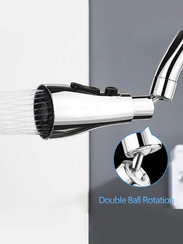 Kitchen Faucet Extender With Swivel Joint And Splashproof Attachment