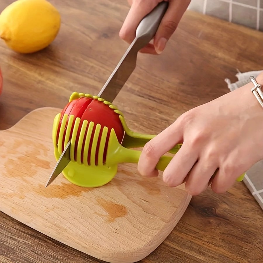Kitchen Tool Lemon & Tomato Slicer, Round Slicing Device For Tomato