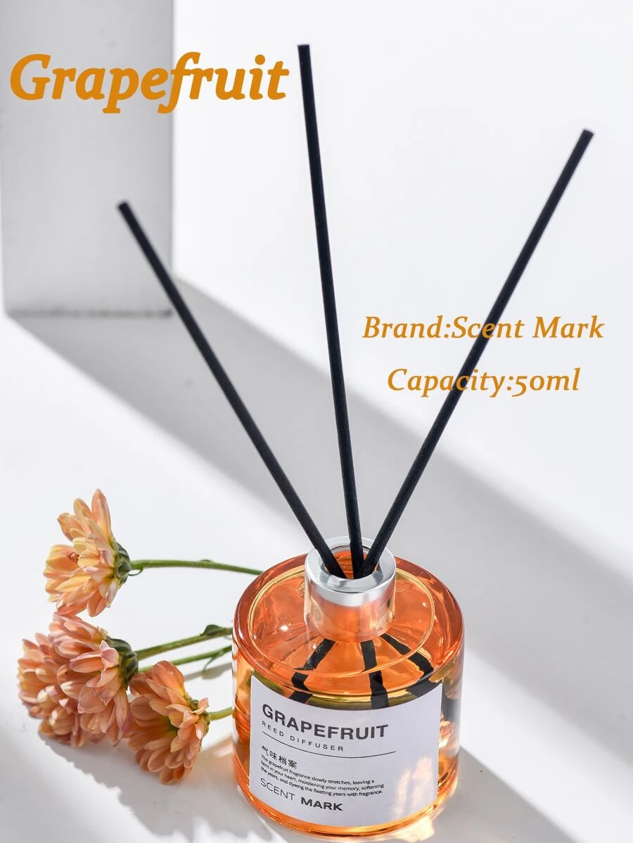 1入組火焰香薰機適用於臥室,客廳,浴室,帶清新香調空氣藤蔓香氛裝飾用品 - 葡萄柚 - 查看 1