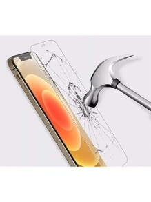 4pcs/pack Tempered Glass Screen Protector Compatible With Iphone 14/13/12/11 Pro Max/12mini/xs/xr/7/8/6 Plus/6g/6s/8g, Protection Against Drop, Dust And Water - Clear - View 3