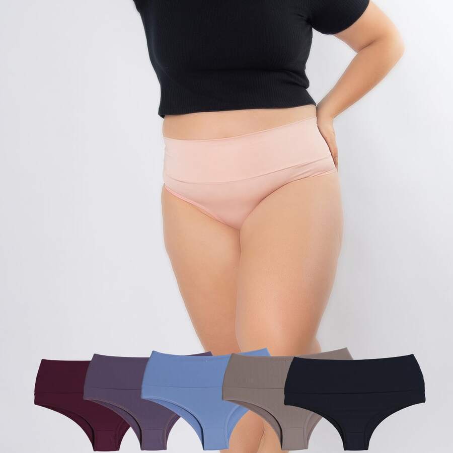 Plus Size Panties - 彩色 - 查看 1