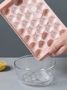 قطعة واحدة أزرق صينية ثلج مع 33شبكة مكعب ثلج قوالب مشتمل غطاء , الى DIY جليد كرة , مثلج مشروبات , ثلاجة جليد