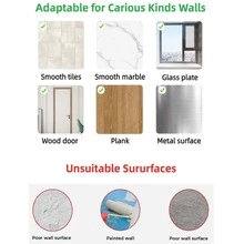 1入組電動牙刷架,帶有4個插槽,牙膏擠壓器和浴室掛壁儲物架 - 白色 - 查看 10