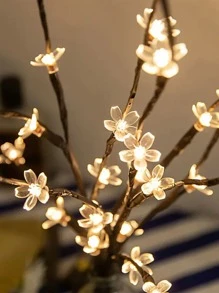 1 件 20 顆led 櫻花枝形聖誕裝飾燈 - 黃色 - 查看 1