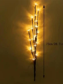 1 件 20 顆led 櫻花枝形聖誕裝飾燈 - 黃色 - 查看 6