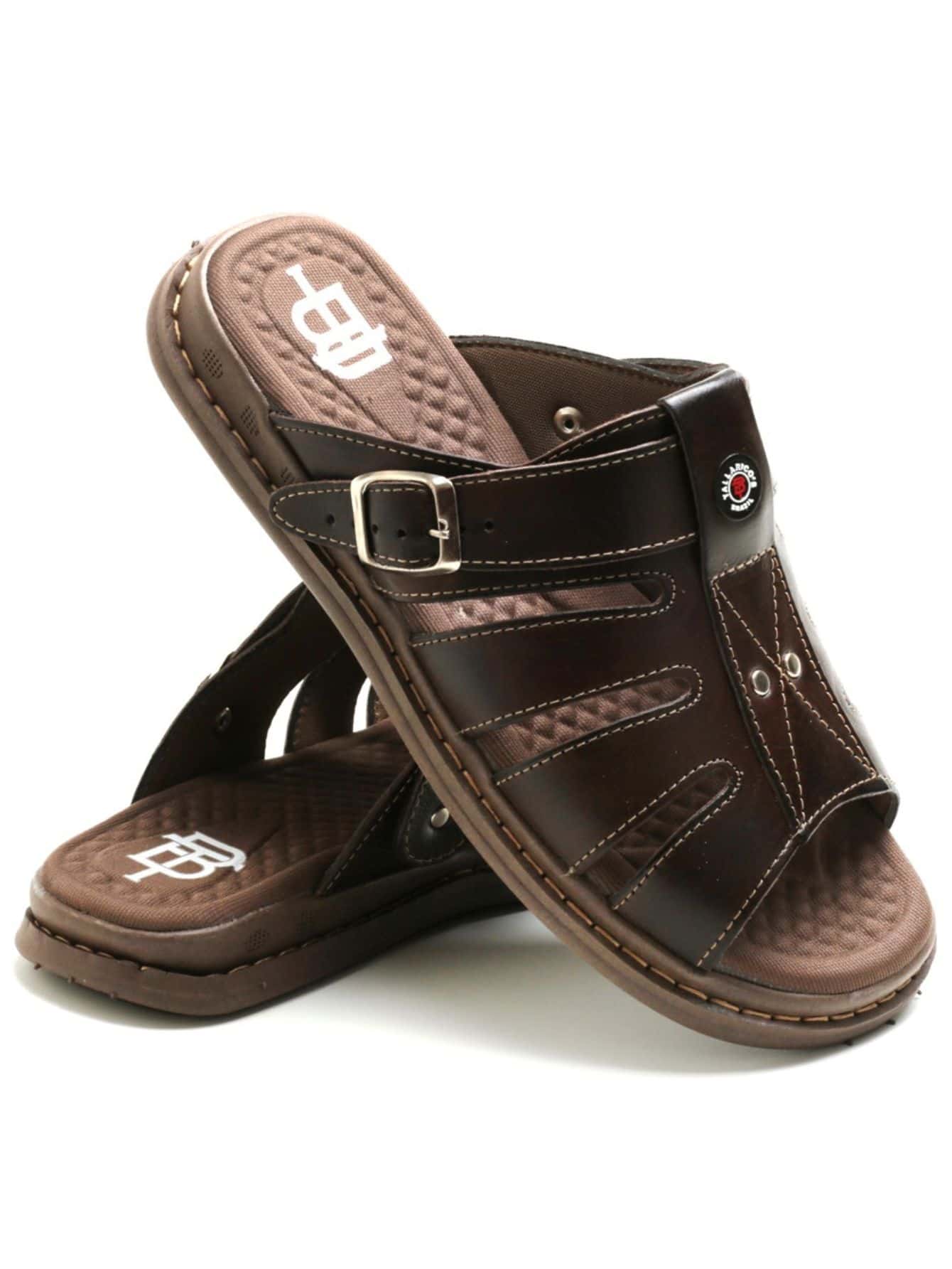 Men Flip Flops & Slides - 咖啡棕 - 查看 1