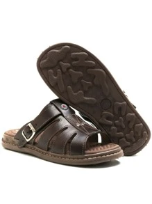 Men Flip Flops & Slides - 咖啡棕 - 查看 4