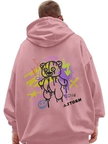 Men Sweatshirts - Màu Hồng baby - Xem 3