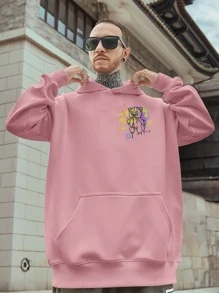 Men Sweatshirts - Màu Hồng baby - Xem 1