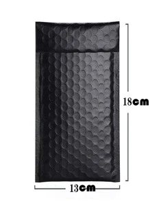 20pcs PE Bubble Mailer Bags, Useful Waterproof White Packing Bags For Packaging - Black - View 2