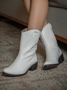 Women Fashion Boots - trắng - Xem 6