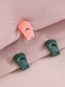 2pcs Green Bed Sheet & Duvet Cover Fixing Clips - Dark Green - View 5