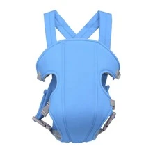 1pc Thickened Easy-To-Use Multifunctional Baby Carrier; Front Carrying & Back Carrying Styles; 4-Season Breathable Infant Carrier - Baby Blue - View 3