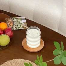 1 chiếc cốc thủy tinh INS tối giản của Hàn Quốc, cốc thủy tinh chịu nhiệt cao cấp Borosilicate đựng nước ép cà phê đá Americano - Trong sáng - Xem 3