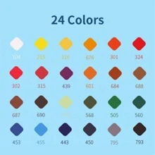 1pc Black Acrylic Paint - Black - View 6