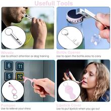 9pcs Qủa tặng Đóng gói Của phụ nữ An toàn Móc chìa khóa , Cá nhân Báo thức Móc chìa khóa , Bảo vệ Móc chìa khóa Phụ kiện Như Quà tặng lễ hội - Màu xanh Cadet - Xem 8