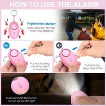 9pcs Qủa tặng Đóng gói Của phụ nữ An toàn Móc chìa khóa , Cá nhân Báo thức Móc chìa khóa , Bảo vệ Móc chìa khóa Phụ kiện Như Quà tặng lễ hội - Màu xanh Cadet - Xem 6