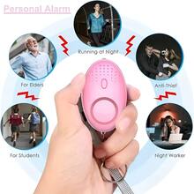 9pcs Qủa tặng Đóng gói Của phụ nữ An toàn Móc chìa khóa , Cá nhân Báo thức Móc chìa khóa , Bảo vệ Móc chìa khóa Phụ kiện Như Quà tặng lễ hội - Màu xanh Cadet - Xem 5