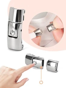 1 双弹性免系带鞋带，带开关扣，纯色和多彩时尚鞋带，适合运动鞋、跑步鞋和休闲鞋、白鞋、篮球鞋、运动鞋跑步鞋夏季 - 米色 - 查看 4