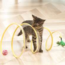 Túnel Dobrável de Mola Flexivel Para Gato