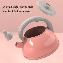 孩子們假裝遊戲廚房做飯玩具套裝帶壓力鍋,感應炊具,切割水果適用於男孩和女孩