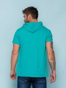 YXN MODA camiseta masculino com capuz  P.M.G.GG