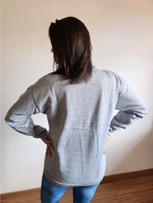 Women Sweatshirts - 淺灰色 - 查看 4