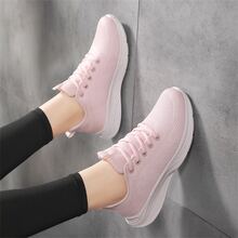 Women's Running Shoes, 2023 Summer New Style, Soft And Lightweight Jump Rope Shoes, Breathable Mesh Sport Shoes - Pink - View 6