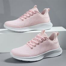 Women's Running Shoes, 2023 Summer New Style, Soft And Lightweight Jump Rope Shoes, Breathable Mesh Sport Shoes - Pink - View 8
