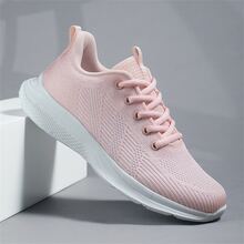 Women's Running Shoes, 2023 Summer New Style, Soft And Lightweight Jump Rope Shoes, Breathable Mesh Sport Shoes - Pink - View 9