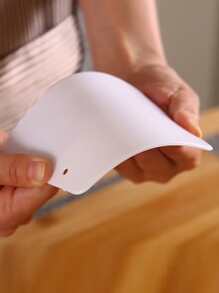 1 pieza Raspador de masa, Raspador de cuenco, Cortador de masa de plástico, Raspador de plástico flexible, Raspador de encimera práctico, Raspador de alimentos multiusos, Adecuado para masa de pan, pastel, fondant, glaseado, herramientas de horneado - Rosa - Ver 8