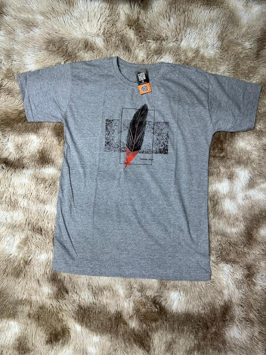 Men T-Shirts - 灰色 - 查看 1